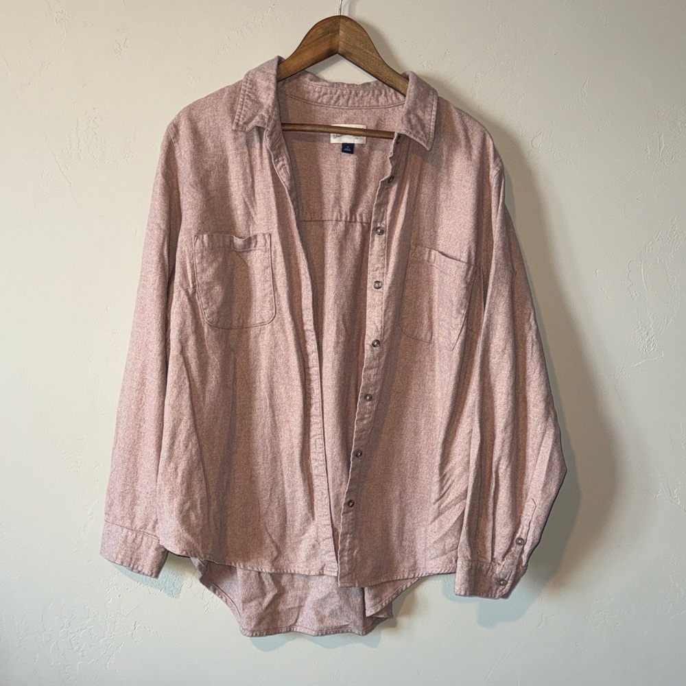 Pink Button-Up Shirt